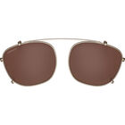 CLIP ON EGON M, Shiny Light Gunmetal-Mineral Polarized Drivers Gradient Cat 2 to 3 B4, hi-res image number null